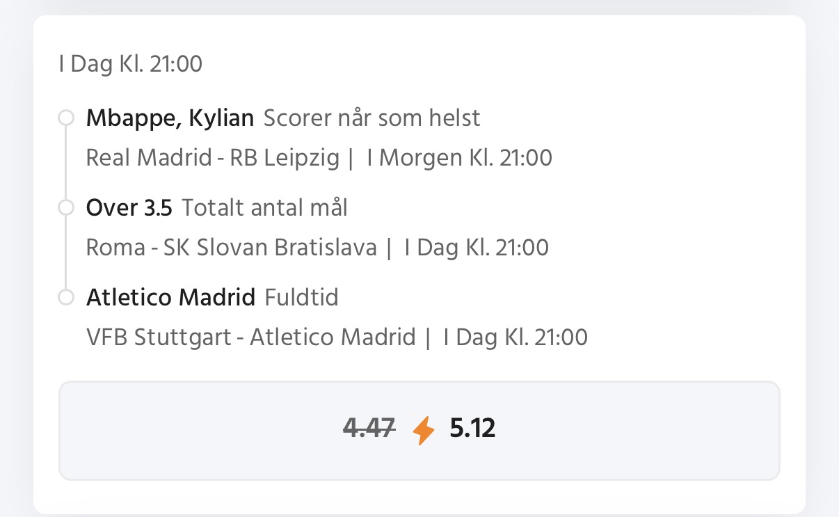 Champions League boost