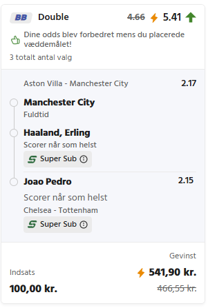 City haaland pedro expekt boost